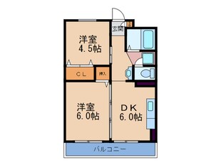 増田マンションの物件間取画像